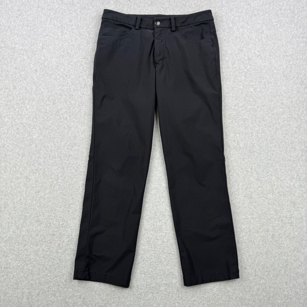 Lululemon Pants Mens 30x27 Black ABC Slim Fit Performance Stretch Trousers